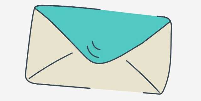 Zeichnung eines Briefumschlags