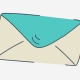 Zeichnung eines Briefumschlags